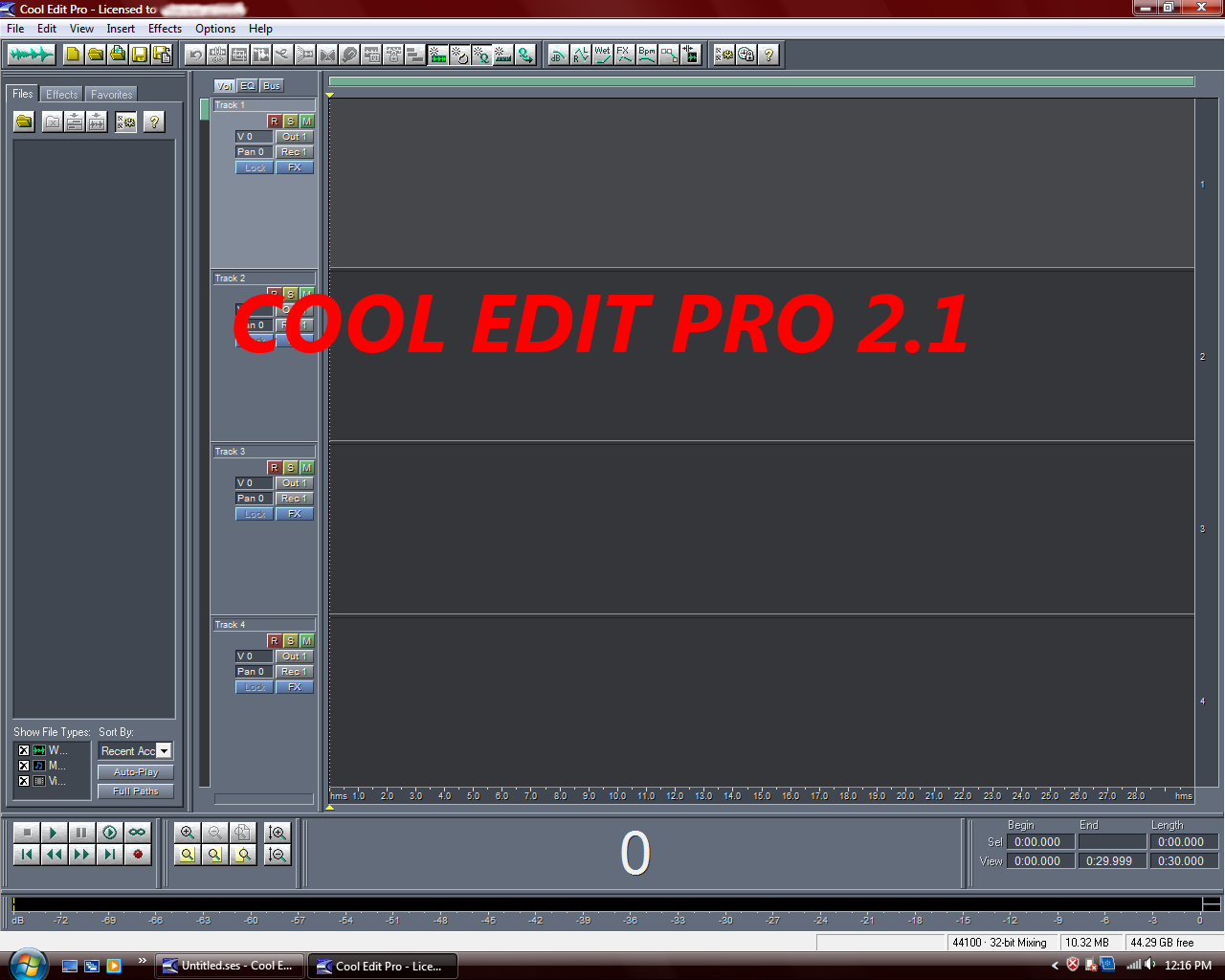 Cara Install Cool Edit Pro 2.1